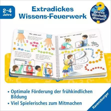 Ravensburger Buch – Wieso? Weshalb? Warum? Kennst du Formen, Farben, Gegensätze, Zahlen, 24 Seiten
