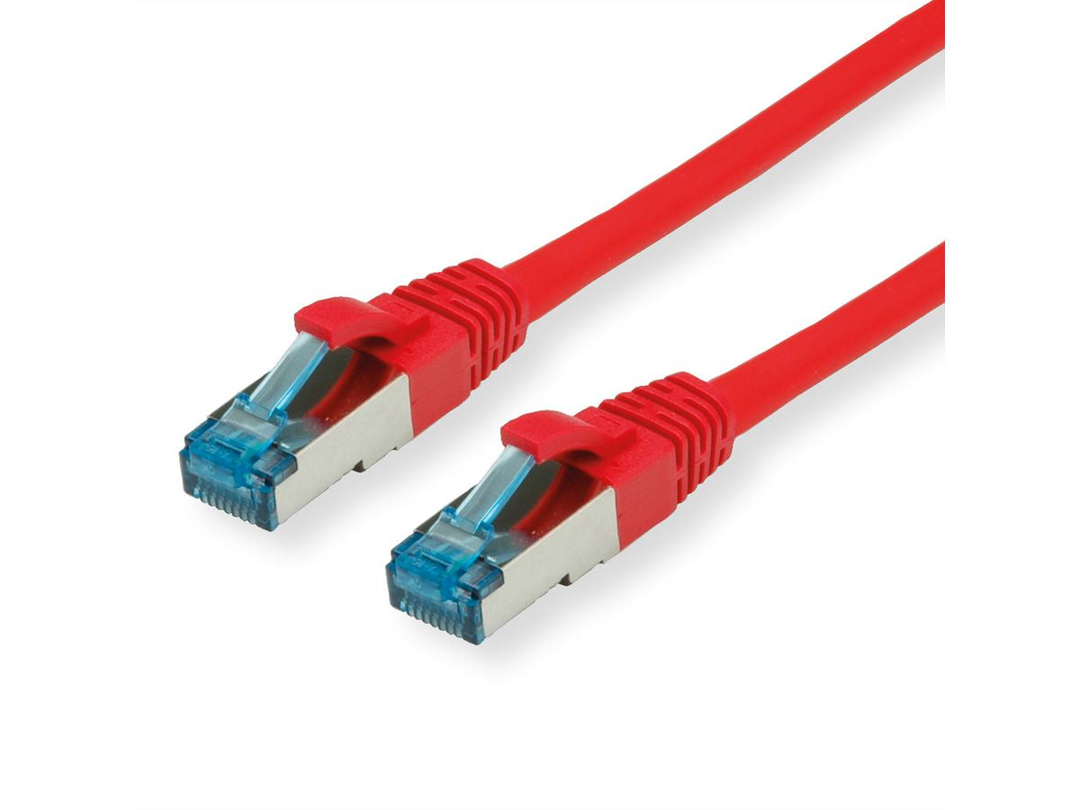 VALUE 21.99.1920 Patchkabel – Cat6A S/FTP (S-STP), 0,5 m, Rot, RJ-45
