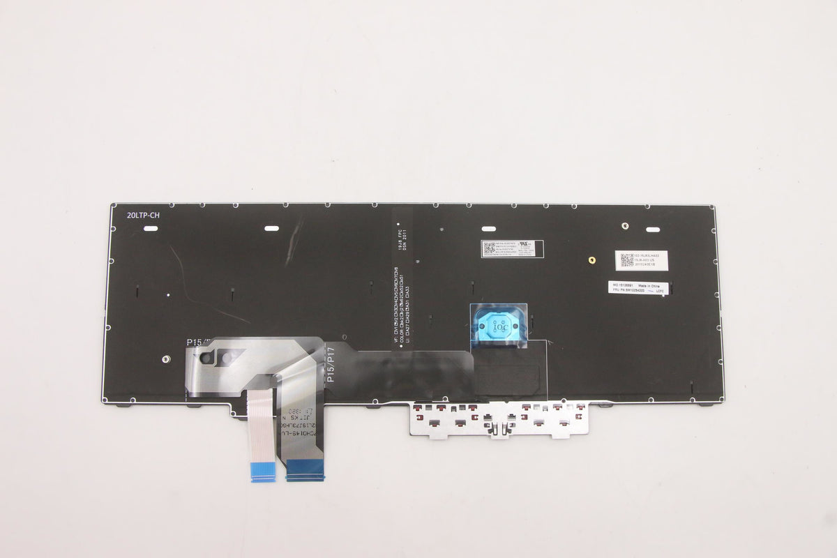 Lenovo Ersatz-Tastatur für ThinkPad P17 (1. Gen.) (20SN, 20SQ) – Arabisch, Schwarz