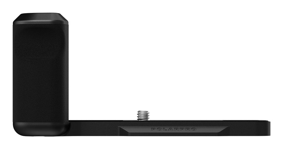 PolarPro BasePlate Grip – Aluminium – für Fuji X100V, X100VI – Schwarz