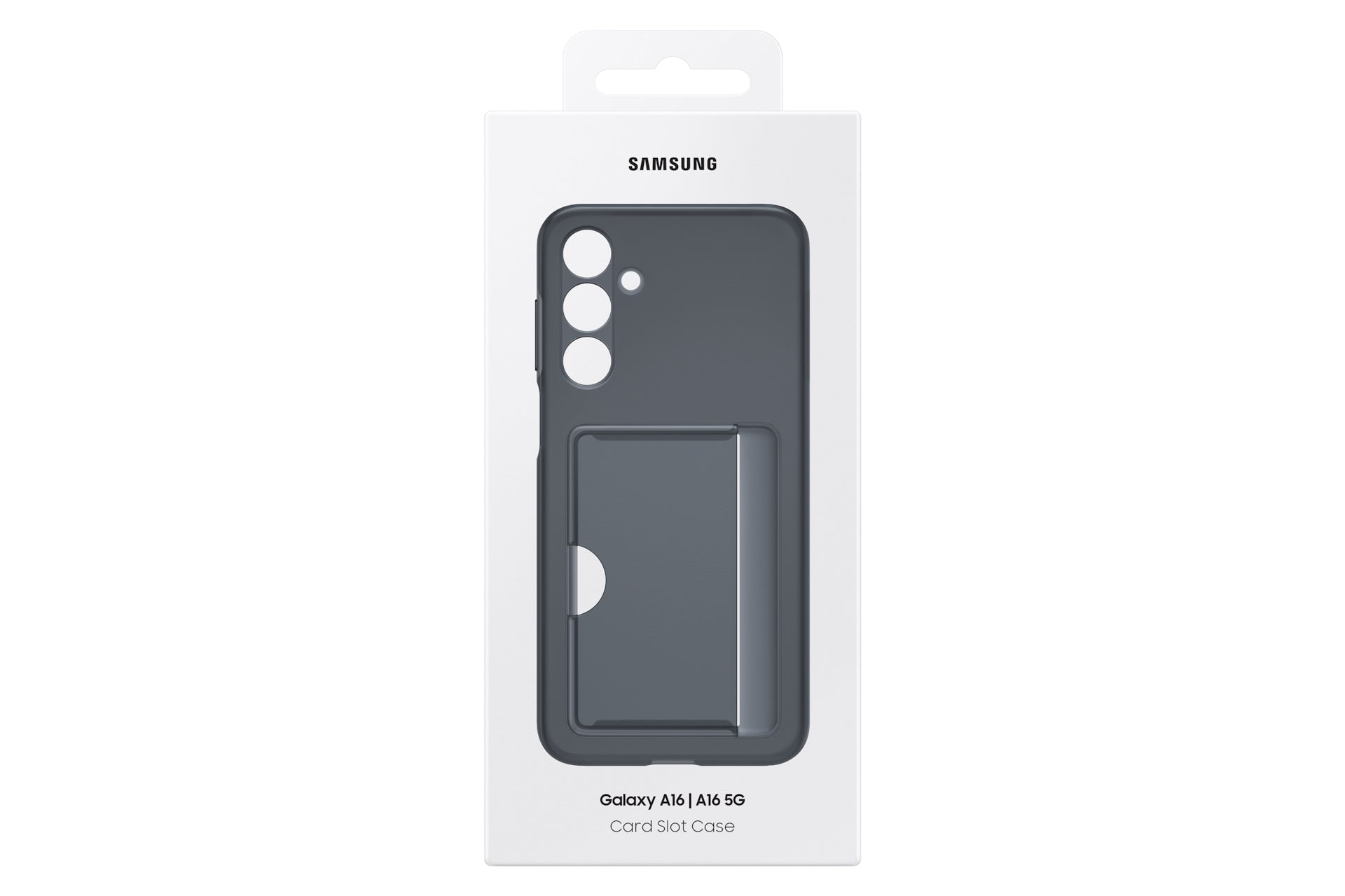 Samsung Backcover – für Samsung Galaxy A16 5G – schwarz – mit Kartenfach