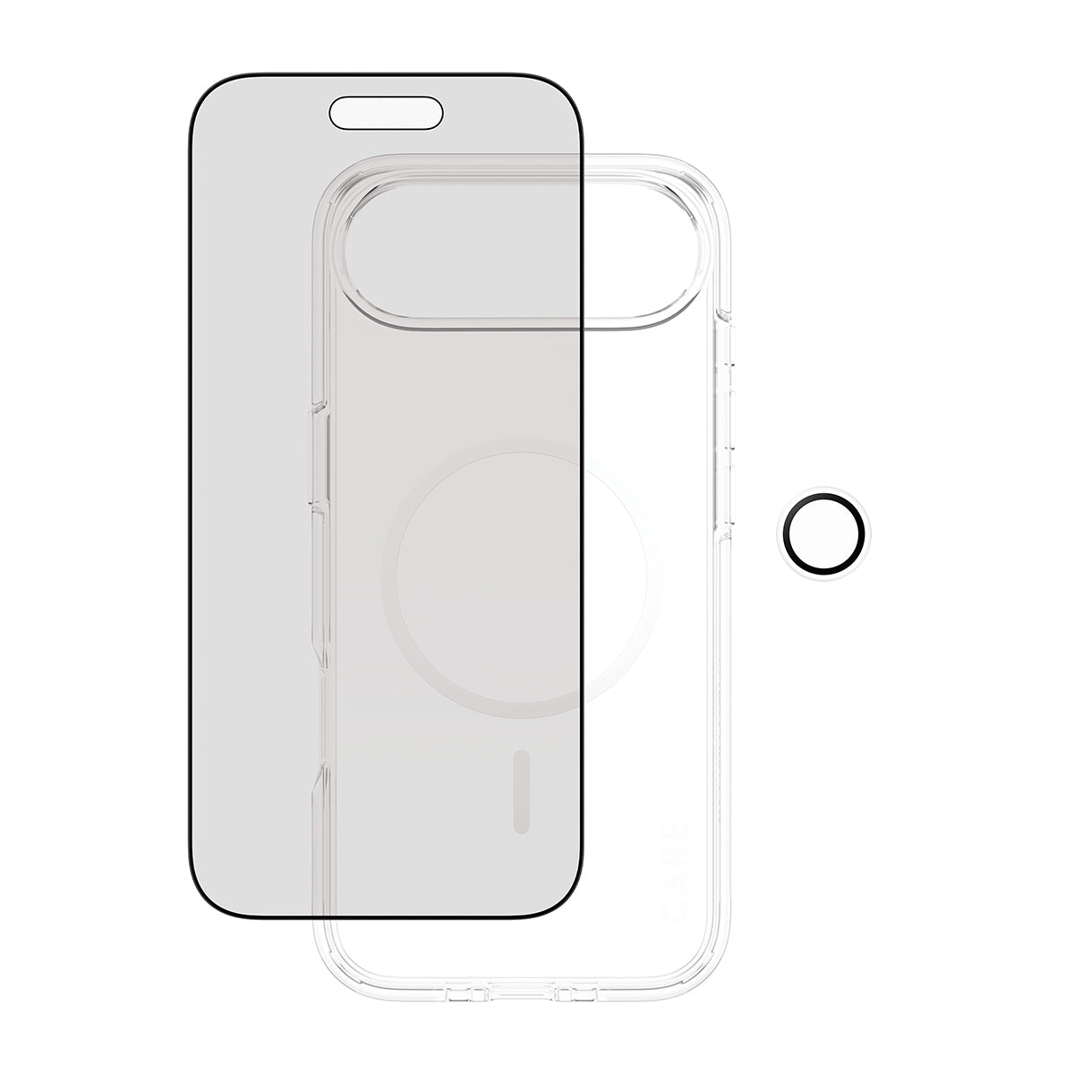 PanzerGlass Schutz-Set Privacy-Filter – für Apple iPhone Air, kratzresistent, stossfest, Hartglas, Folie