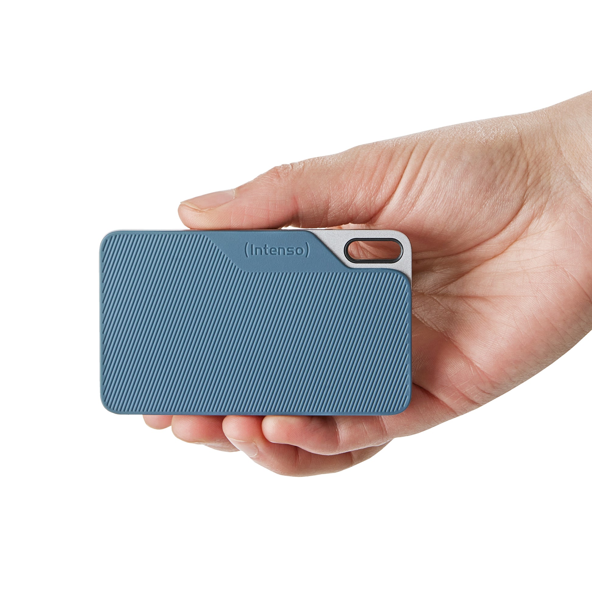 Intenso TX100 – 500 GB externe SSD, USB 3.2 Gen 1, Blau/Grau