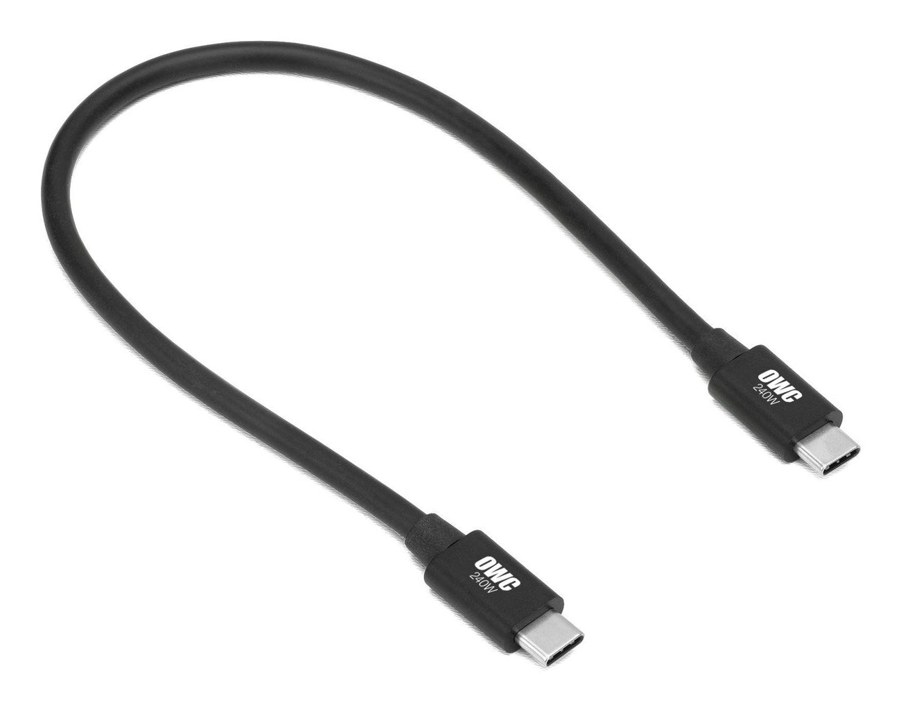OWC Thunderbolt 5 (USB-C) Kabel – 120 Gbit/s – 0,3 m – PD 240 W – 8K – Schwarz