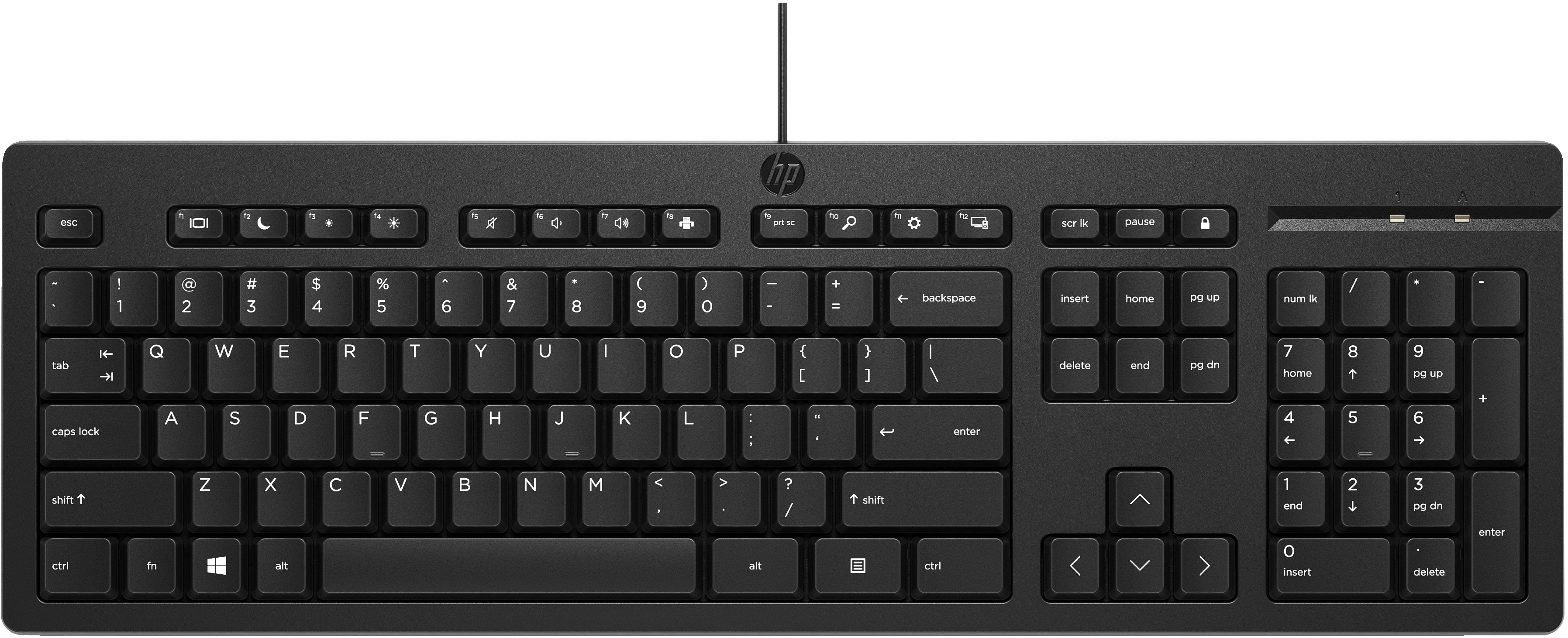HP 125 G2 – Tastatur, kabelgebunden (USB-A)