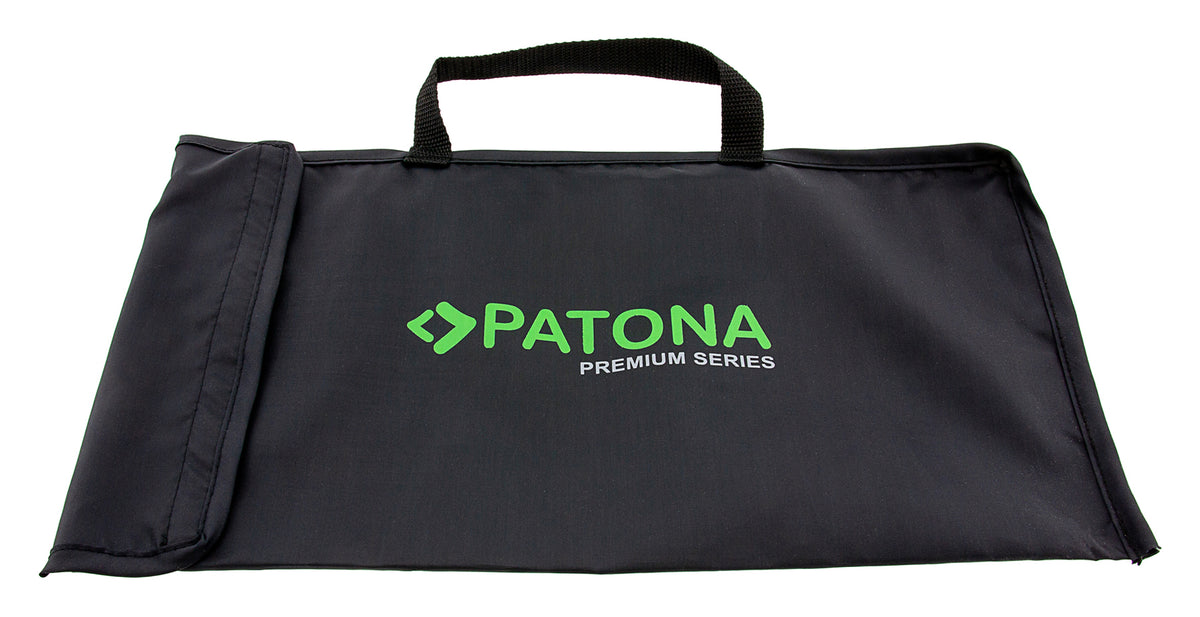 PATONA 4273 Softbox mit Gitternetz – 275 × 275 × 140 mm – für PATONA LED 60W RGB