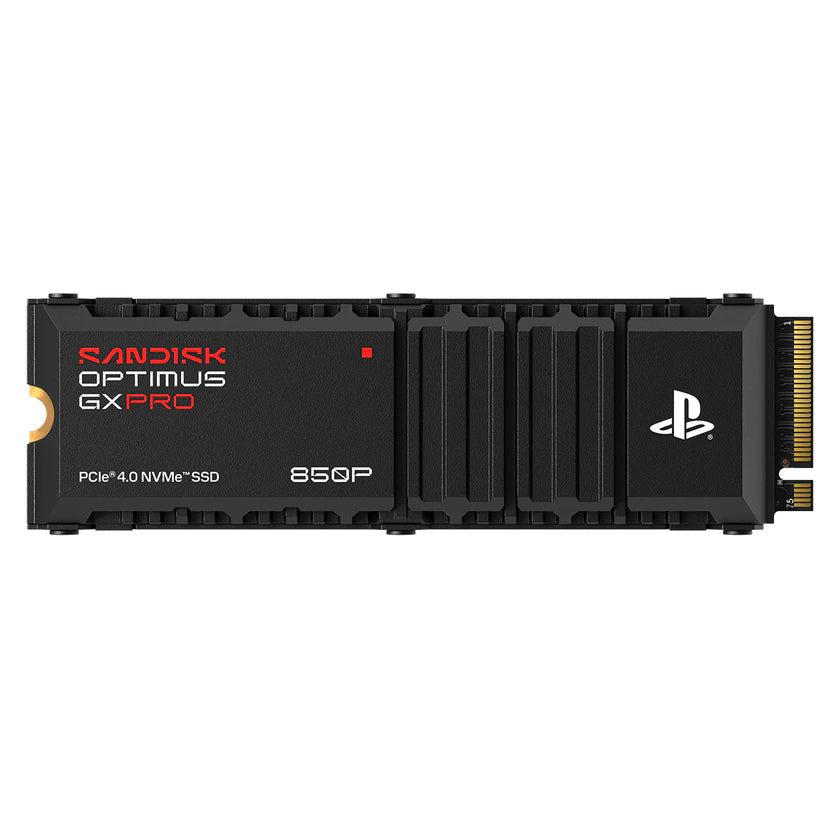 SanDisk Optimus GX Pro 850P – M.2 2280 NVMe PCIe 4.0 – 8 TB, 7'200/6'600 MB/s – für PlayStation 5/PS5 Pro