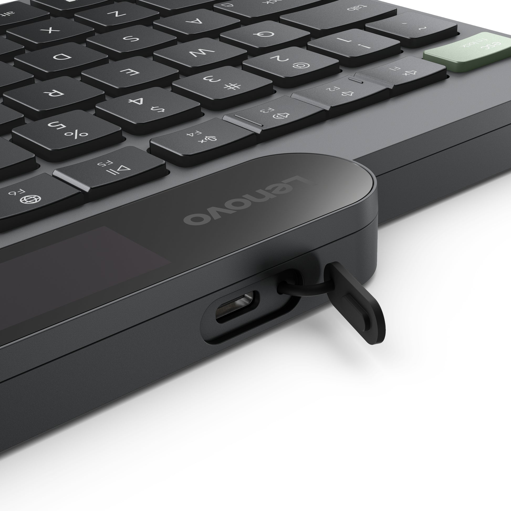 Lenovo Tastatur, kabellos (Bluetooth), CH-Layout (DE-CH), aufladbar