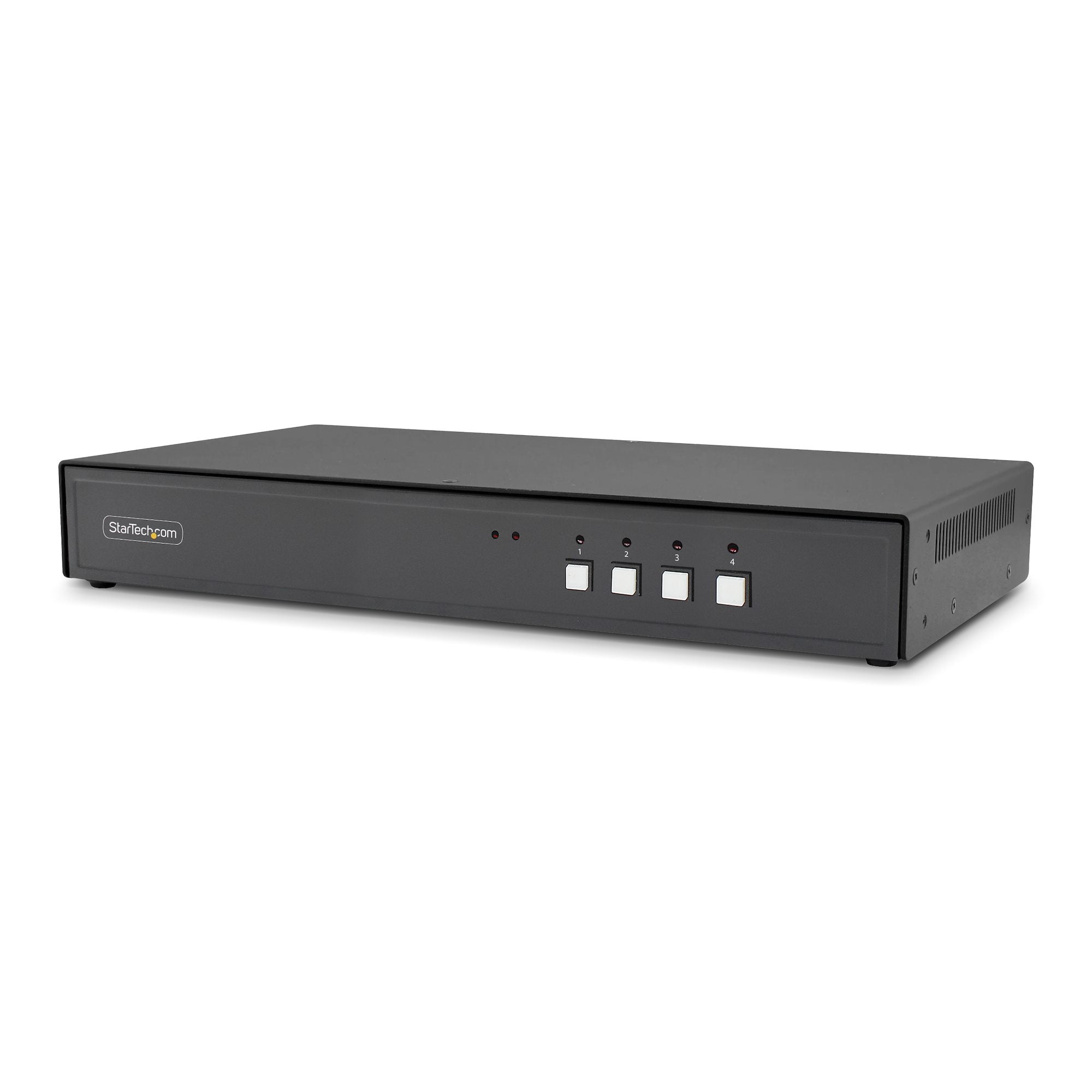 StarTech.com CK4-P104C – 4-Port DP Secure KVM-Switch – 4K/30 Hz, USB 2.0-Hub, Audio, Desktop, NIAP 4.0