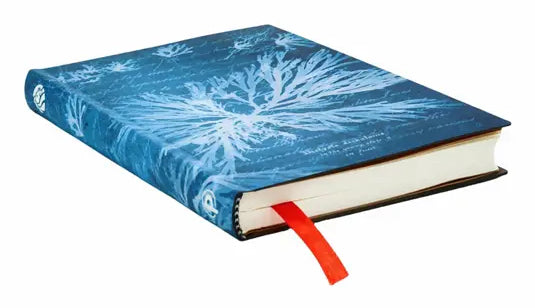 Paperblanks Notizbuch, 90 × 140 mm, liniert, Fadenheftung, Hardcover, 80 Seiten, 80 g/m² – grünblau