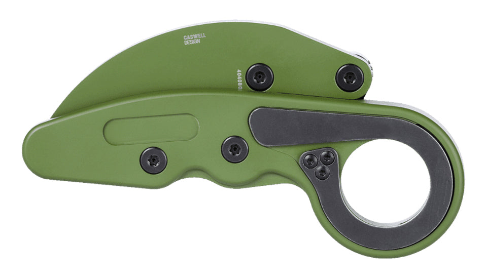 CRKT Provoke – Klappmesser 61 mm, Aluminiumgriff, Grün
