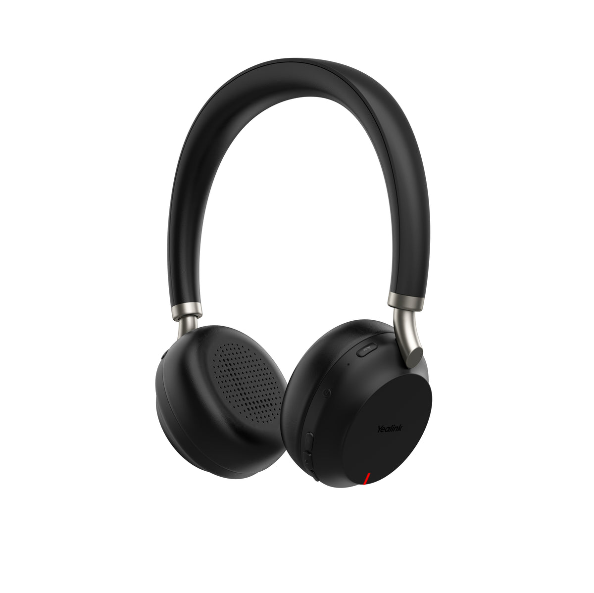 Yealink BH72 Office-Headset – On-Ear, Stereo, BT, ANC, MS Teams zertifiziert, Qi-Laden, Schwarz, BT 5.0