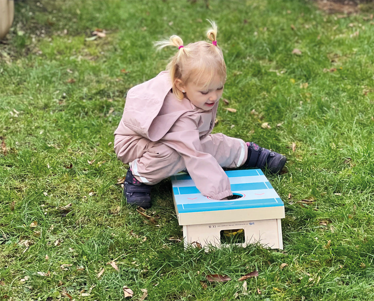 Small foot Cornhole und Sling Puck – Geschicklichkeitsspiel, 1 Spieler, ab 5 Jahren
