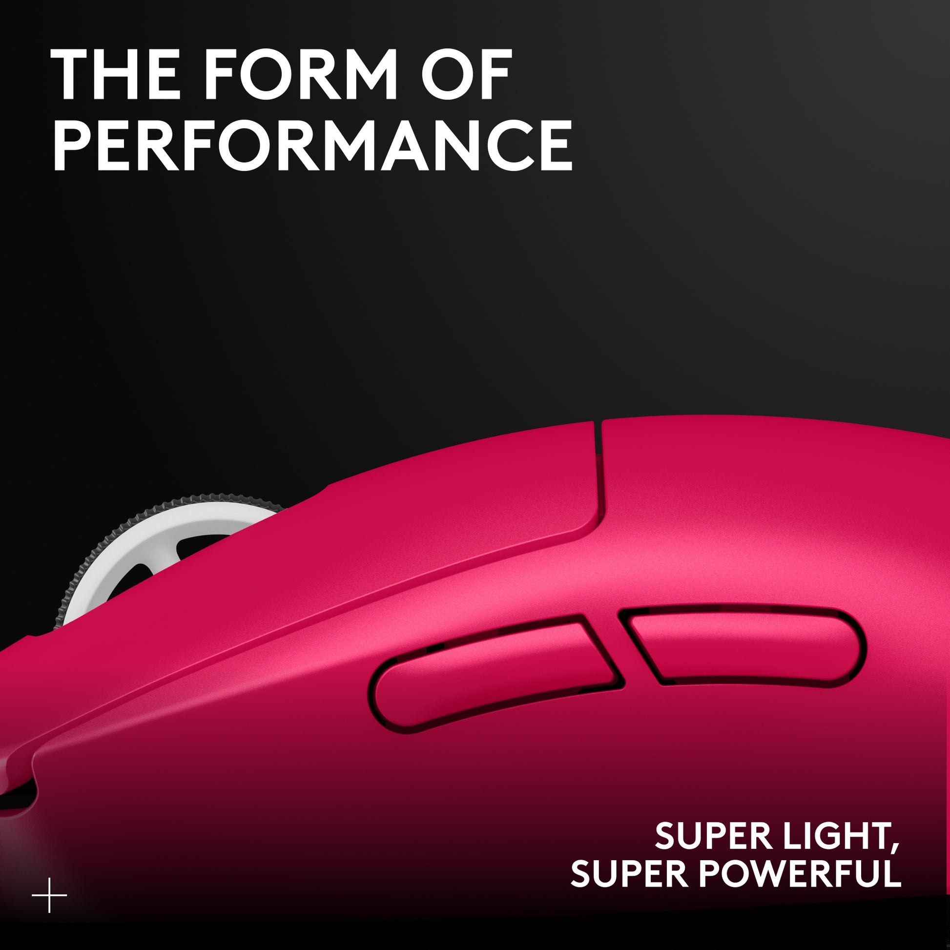 Logitech G G PRO X SUPERLIGHT 2 – Gaming-Maus – Kabellos (2,4 GHz), 32000 DPI, Rechts, Magenta