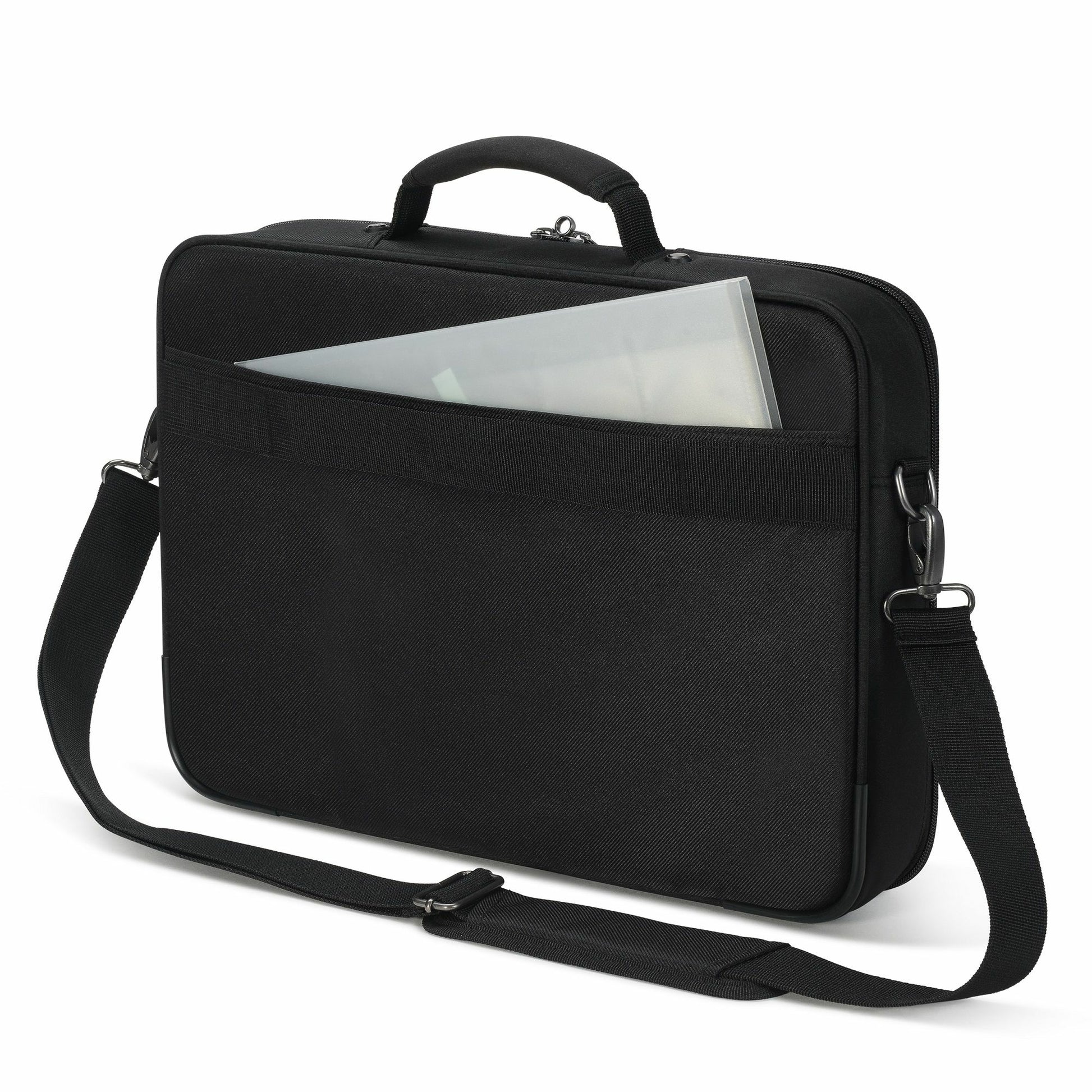 DICOTA Notebook-Tasche bis 15,6" – Trolley-Band, Schultergurt – Schwarz