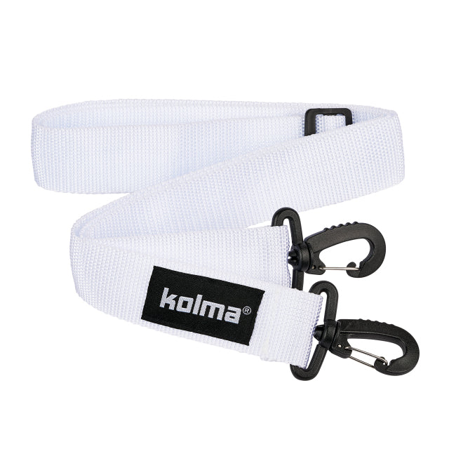 Kolma Luftmatratze – mit Kissen, Sicherheitsventil, faltbar – 78,5 × 188 cm – Sand/Weiss – 1 Stk.