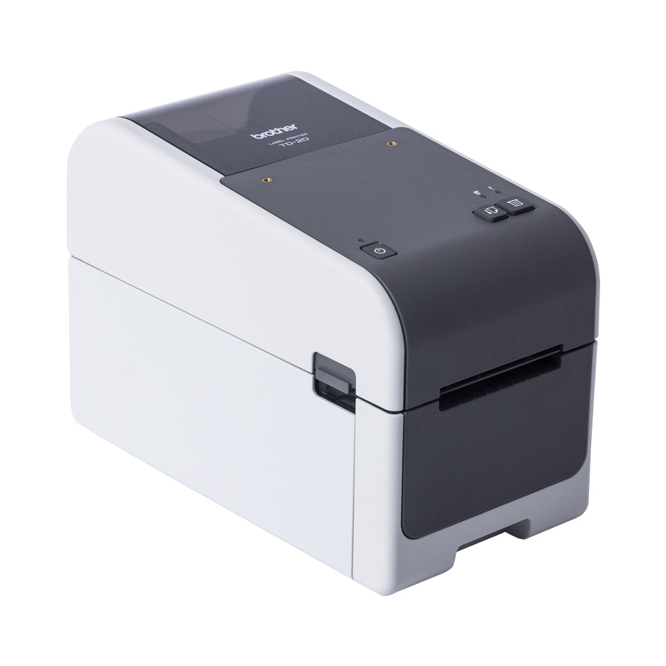 Brother TD-2320D300 – Etikettendrucker, Thermodirekt, für Etiketten bis 59 mm, USB, LAN, 300 dpi