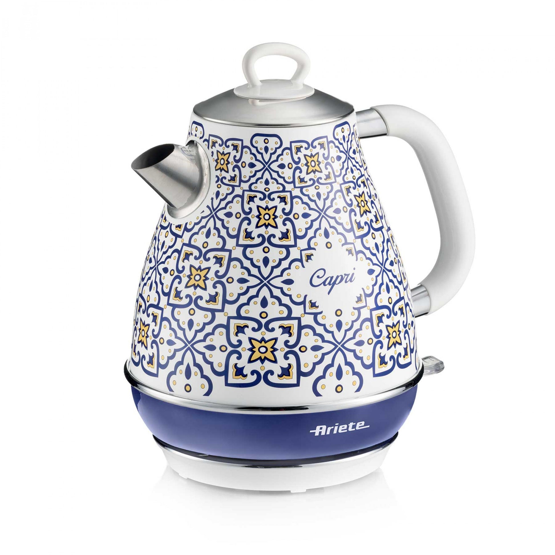 Ariete Wasserkocher – 1,7 l, Edelstahl, Blau, ARI-2869-CAP