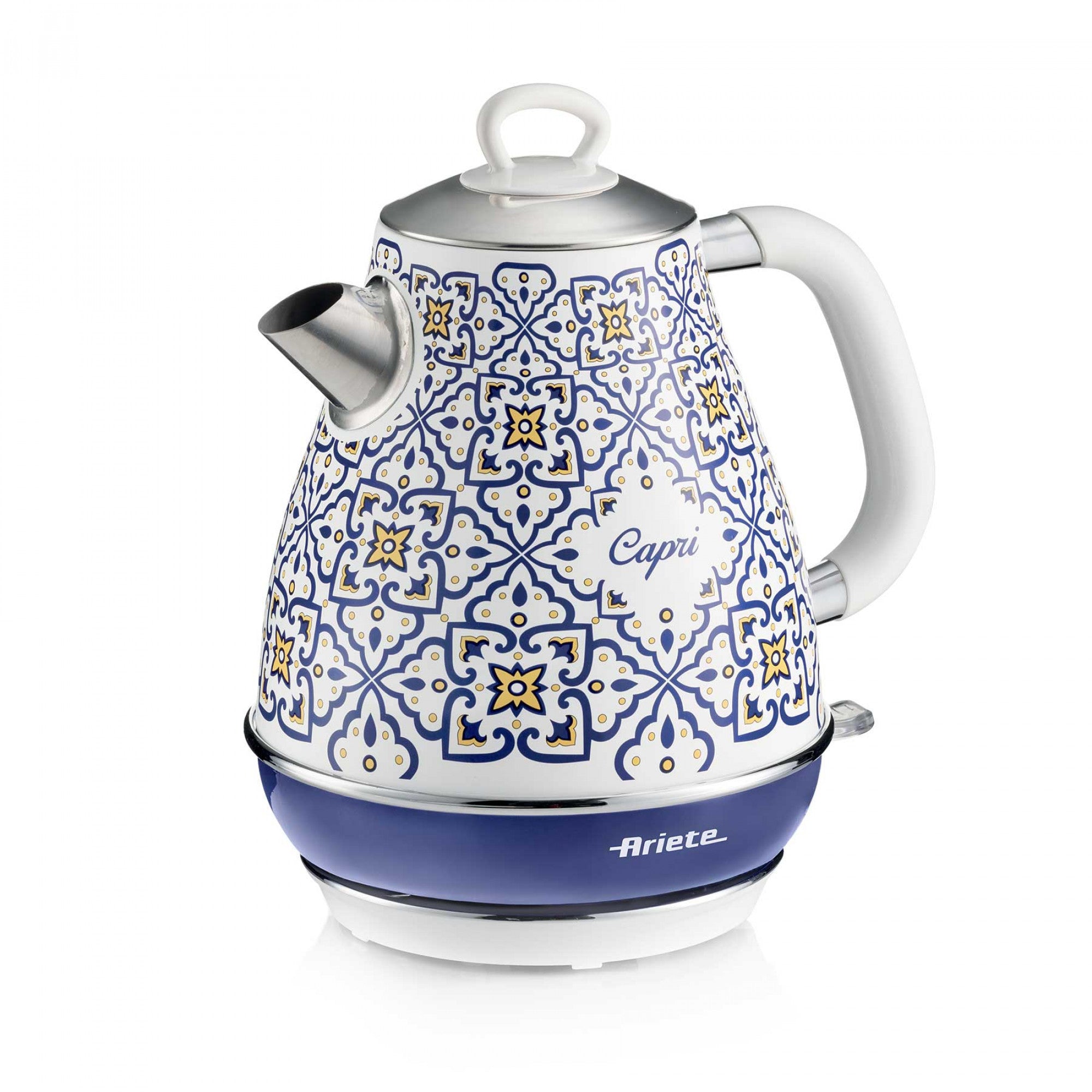 Ariete Wasserkocher – 1,7 l, Edelstahl, Blau, ARI-2869-CAP