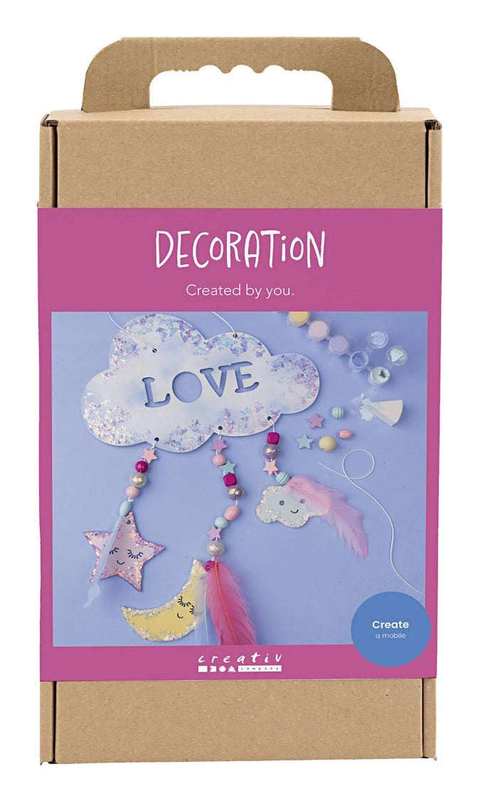 Creativ Company Bastelset – Wolken-Dekoration – ab 7 Jahren