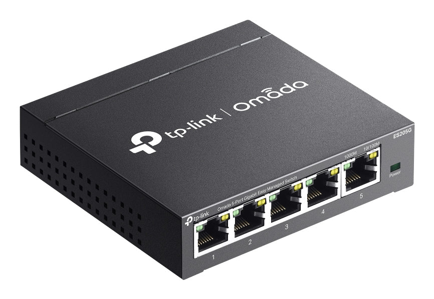 TP-Link Omada ES205G – Managed Switch – 5× 1G, Wandmontage