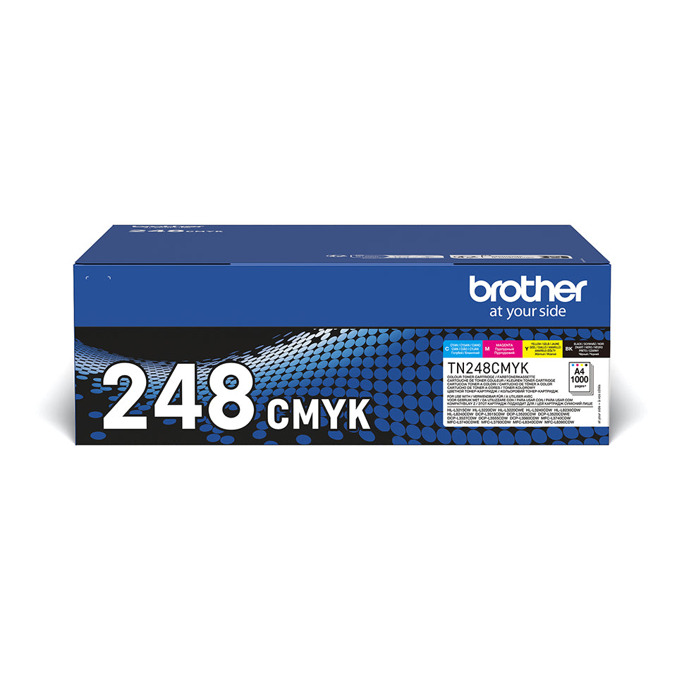 Brother Toner-Multipack – BK/C/M/Y, 1000 Seiten