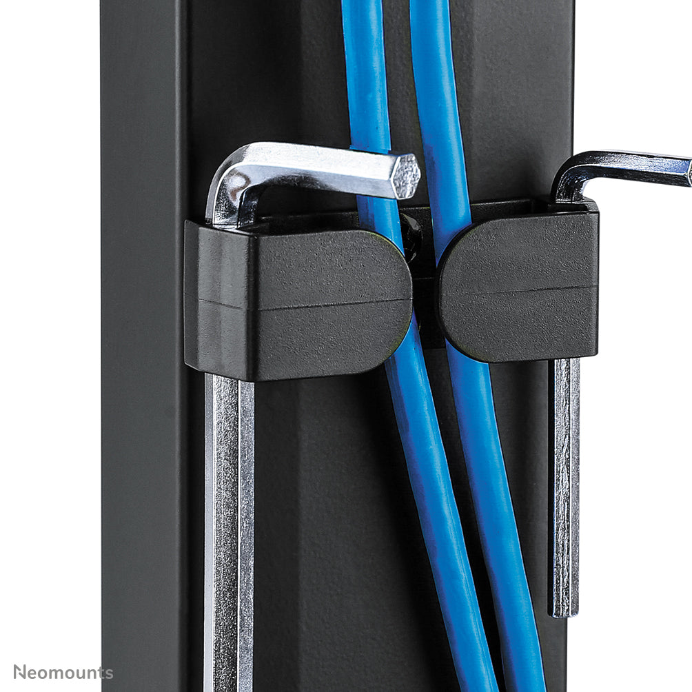 Neomounts FPMA D865BLACK – Tischhalterung, Standfuss, bis 32", VESA 75 × 75 mm, 7 kg, schwarz