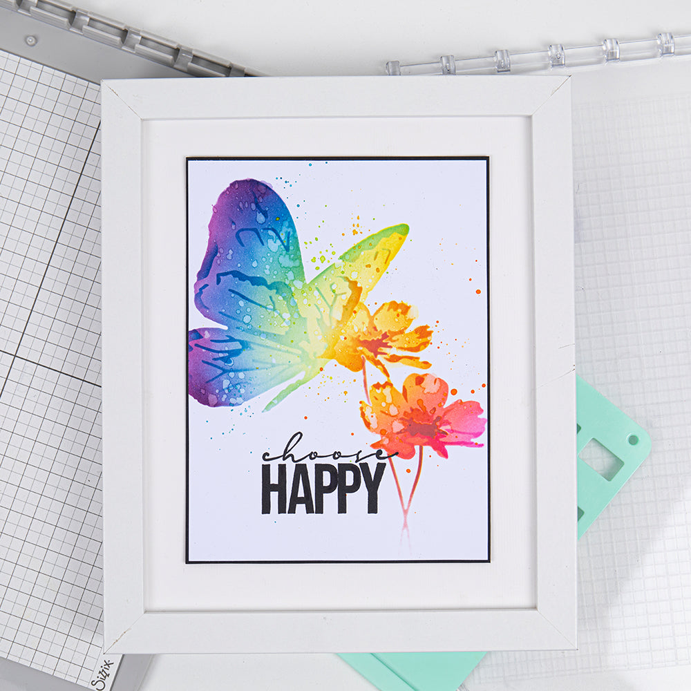 Sizzix Schablone – Blume – 150 × 150 mm