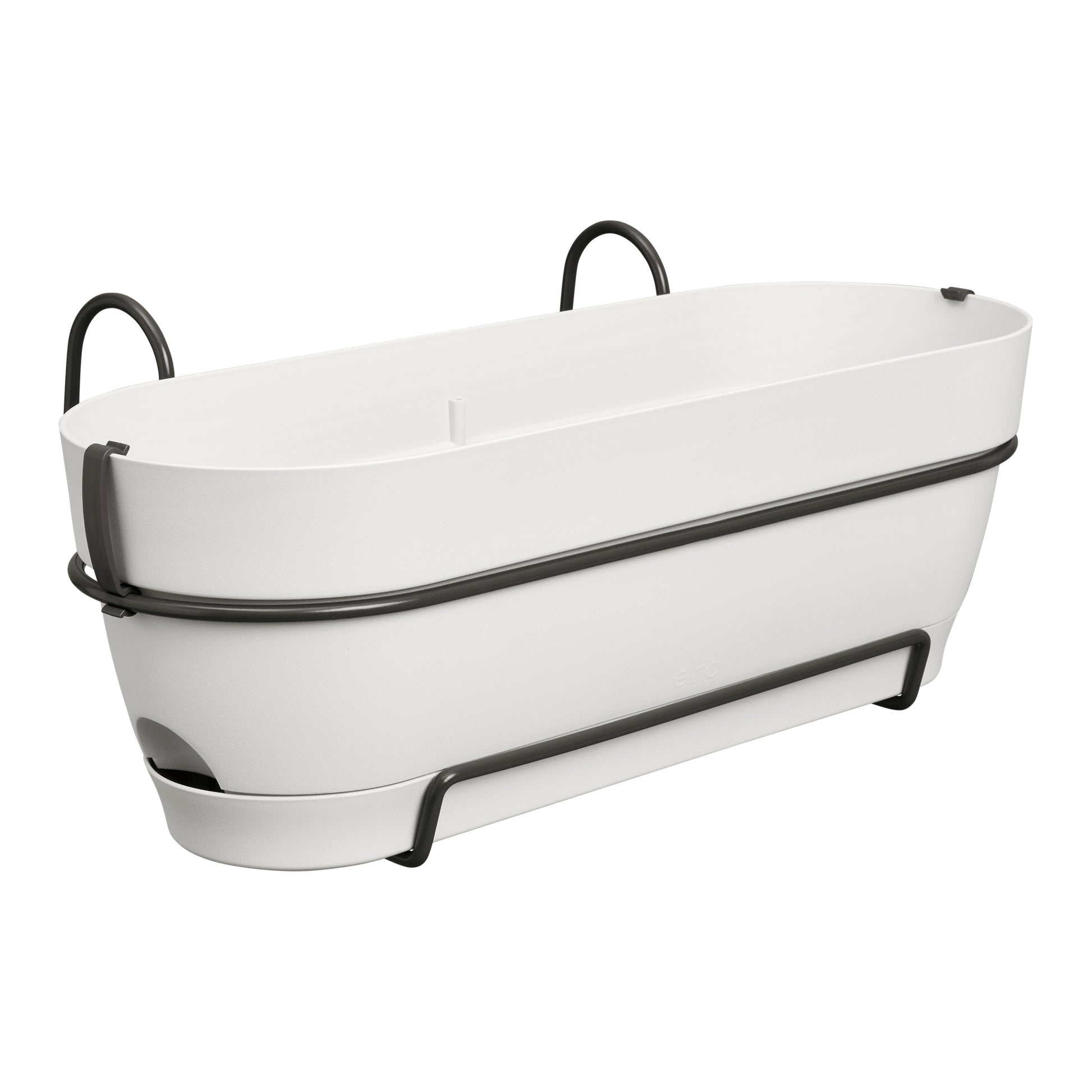elho Campana Balkonkasten – 11 l – Kunststoff, weiss