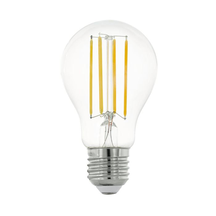 EGLO LED-Leuchtmittel E27 Globus – 1055 lm, 8 W, Warmweiss 2700 K – IP20 – 1 Stk. – Transparent, Glas – 110004