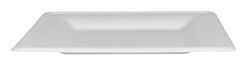 Furber. Furber Teller, Bagasse (Zuckerrohr), quadratisch – 26 × 26 cm – weiss – 50 Stk.