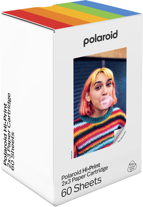 Polaroid Fotopapier – 54 × 86 mm, 60 Blatt – für Polaroid Hi-Print Gen 2