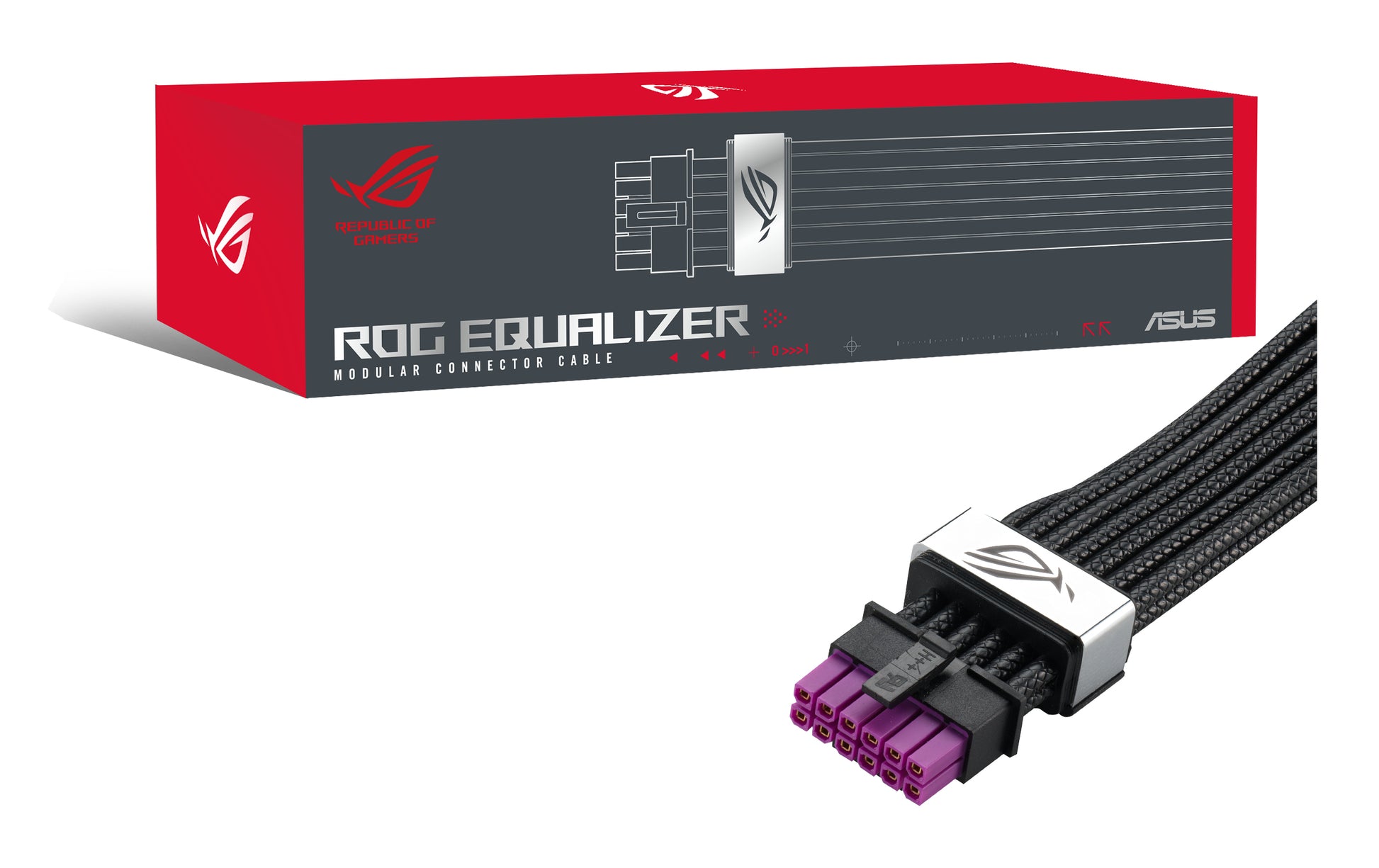 ASUS PCIe Stromkabel – 12V 2×6–12V 2×6, 0,75 m, Schwarz, für ATX 3.1/PCIe 5.1