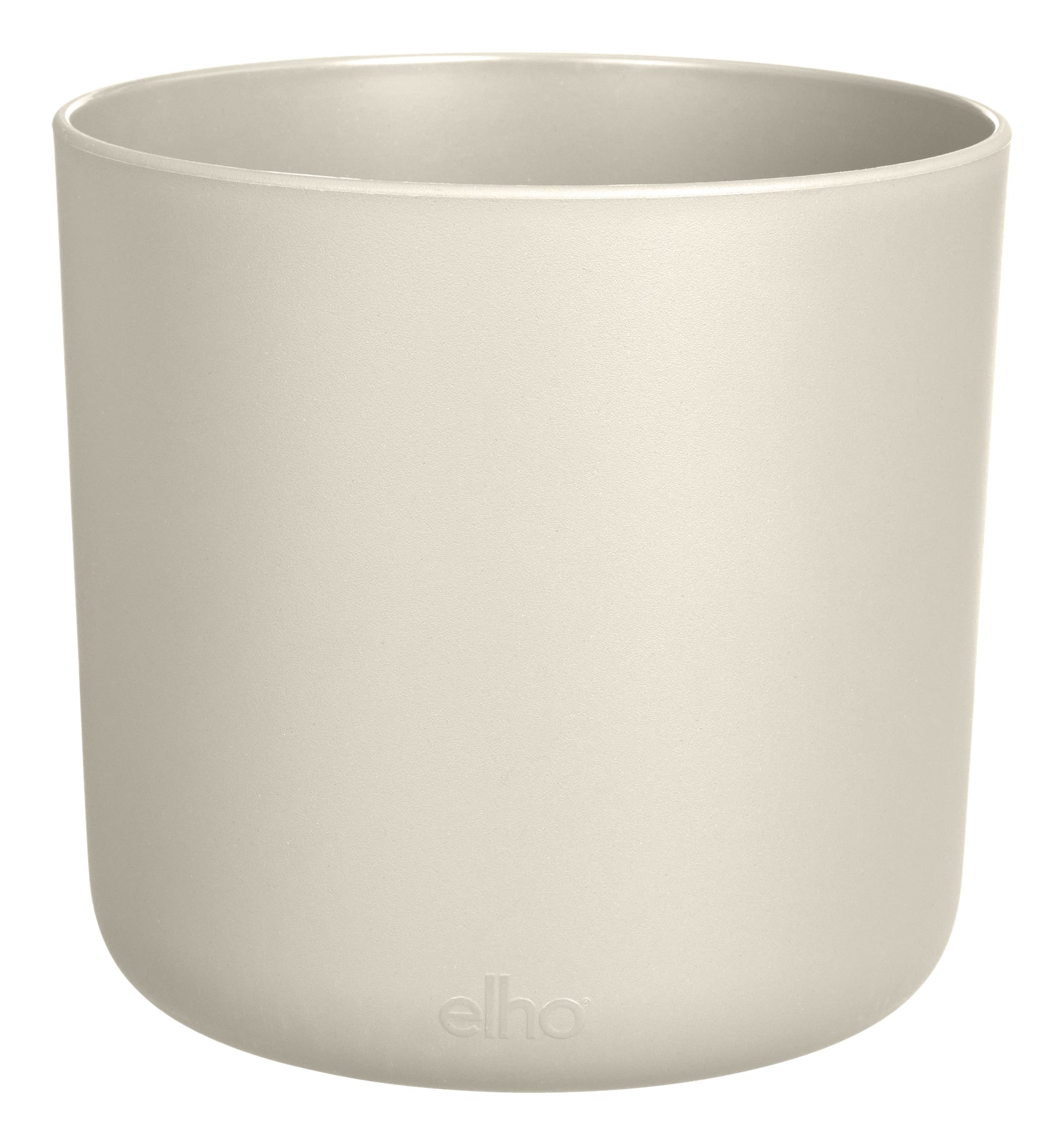 Elho Happy Herbs Pflanztopf – Ø 15 × 17 cm – Recycling-Kunststoff, Weiss