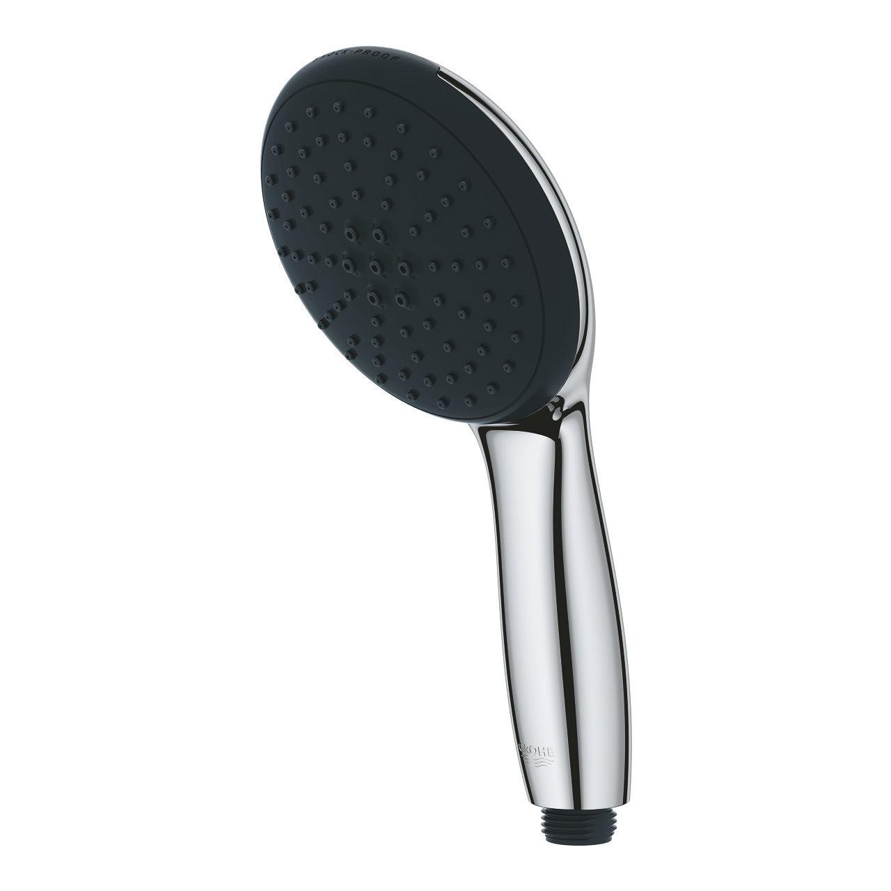 GROHE Vitalio Start 110 Handbrause – Messing, Chrom, Schwarze Siebplatte