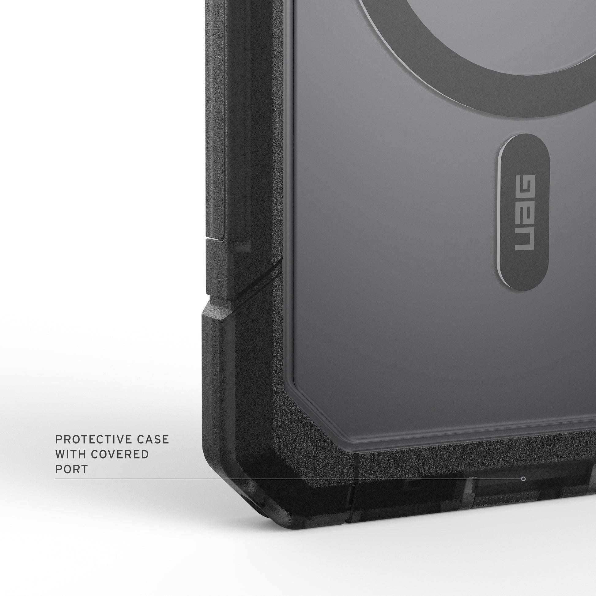 Urban Armor Gear UAG Trooper – Rückcover – für Samsung Galaxy S26 – MagSafe, mit Ständer, PC, Transparent