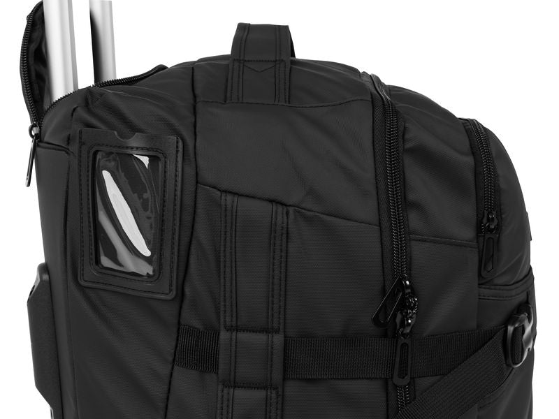 KOOR Handgepäck-Trolley JIIBS 50 – 50 l, Weichschale rPET, 2 Rollen, Schwarz, 32 × 55 × 24 cm