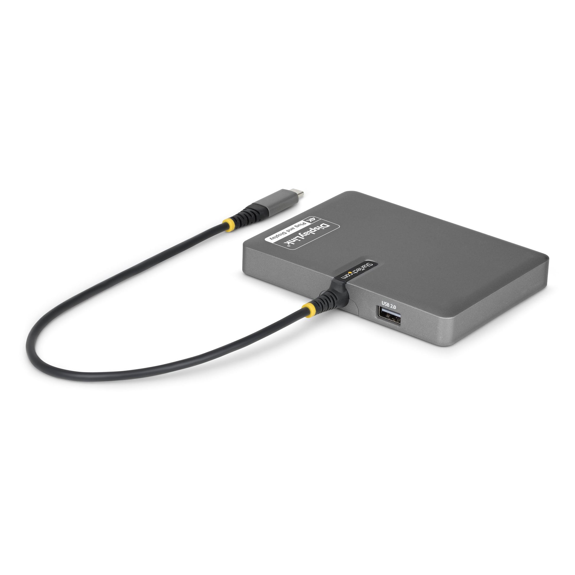 StarTech.com QUAD-USB-DP-ADAPT USB-C zu 4× DisplayPort Multi-Monitor-Adapter – 4K @ 60 Hz, USB 3.2 Gen 1