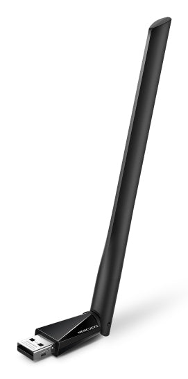 Mercusys MA30H USB WLAN Adapter – Wi-Fi 5 (802.11ac), bis zu 1'300 Mbit/s, Dual-Band 2,4/5 GHz, USB 2.0 – Schwarz