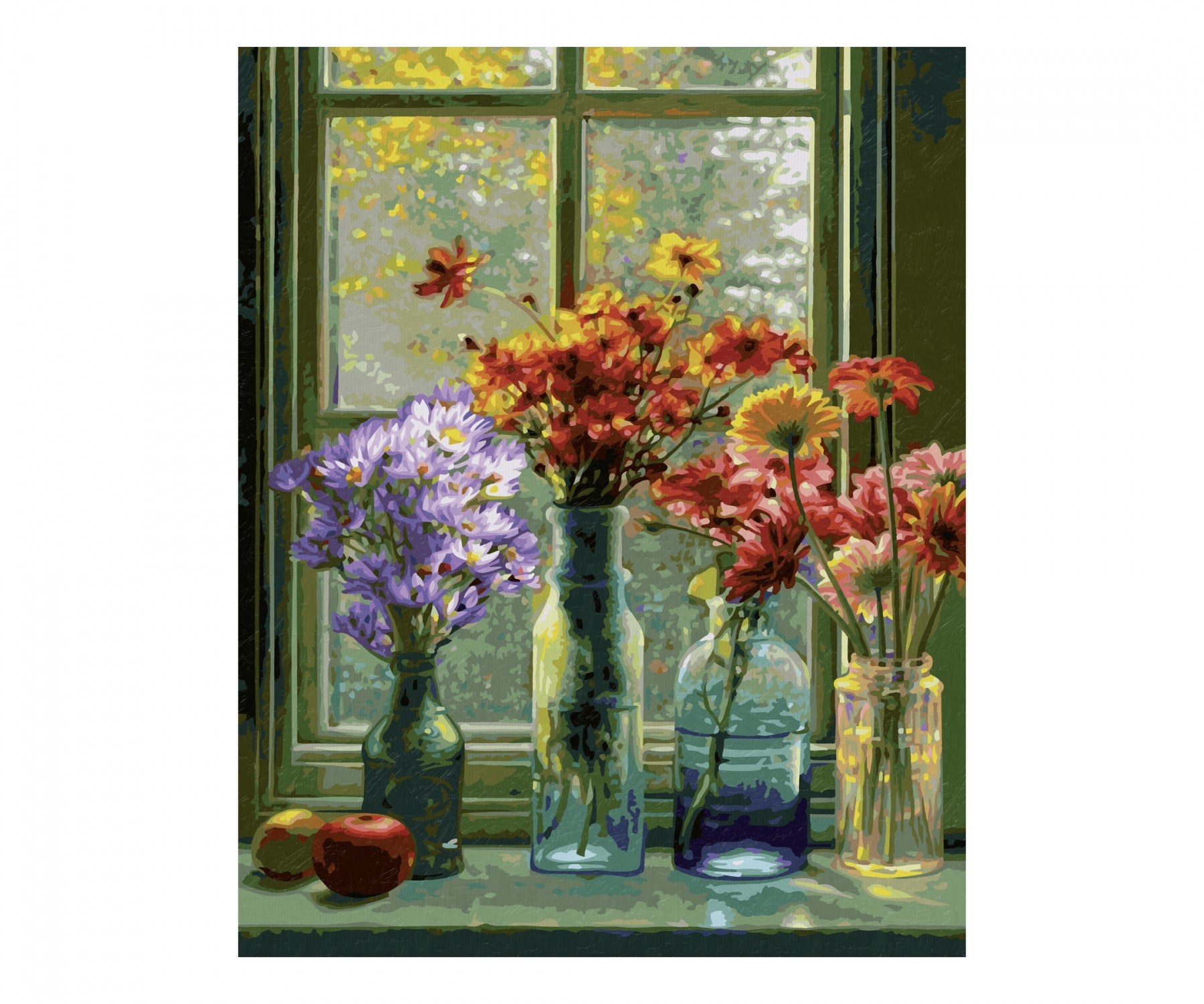 Schipper Blumenliebe – Malen-nach-Zahlen-Set – Blumen – 40 × 50 cm – 36 Farben – ab 14 Jahren