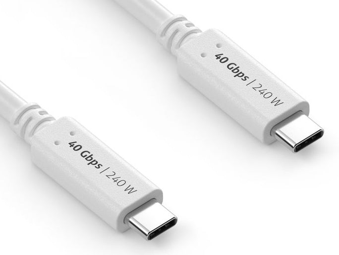 PureLink USB-Kabel, USB-C zu USB-C, 1 m, USB4, Lade-/Datenkabel