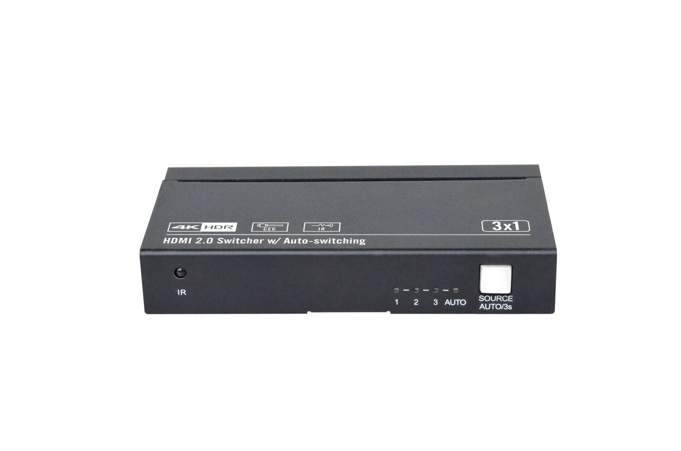 Vivolink HDMI-Switch, 3×1, 4K, 60 Hz, CEC/IR