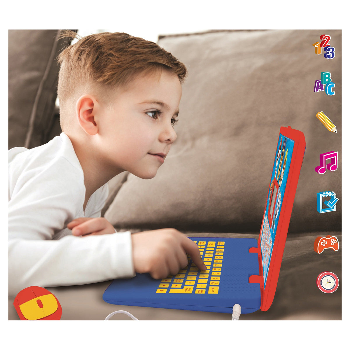 Lexibook Kinder-Laptop – Paw Patrol, pädagogisch, 1 Spieler, ab 3 Jahren, Deutsch, Englisch
