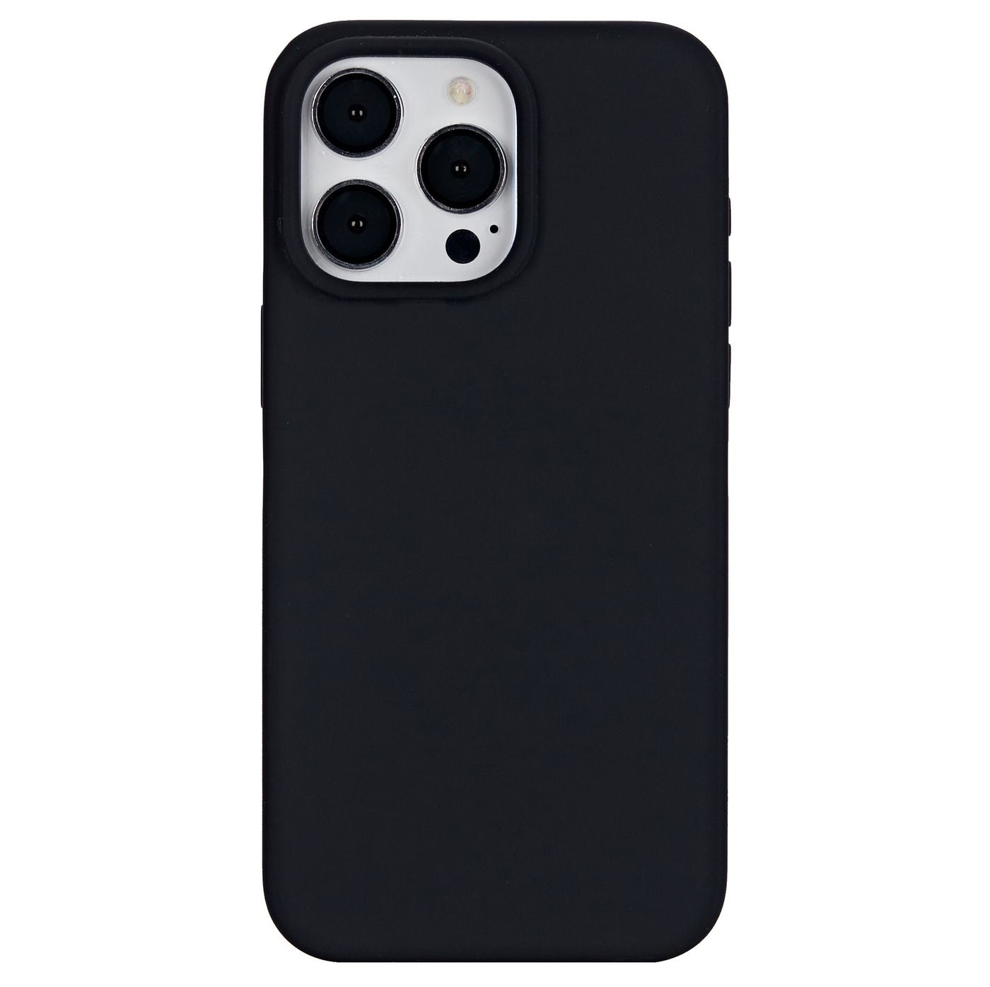 eSTUFF INFINITE RIGA (GRS) Backcover – für Apple iPhone 15 Pro Max, PC+Silikon+Mikrofaser, schwarz