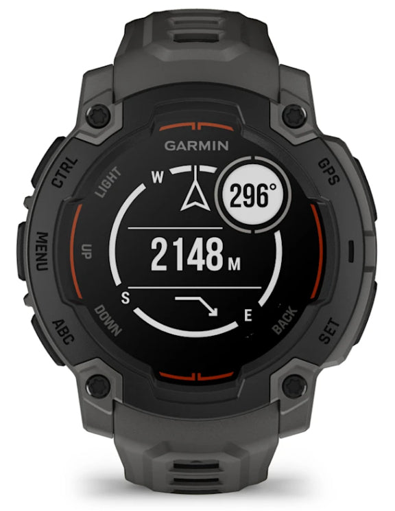 Garmin Instinct E – GPS-Smartwatch – 45 mm, Bluetooth, Schwarz, Sportarmband