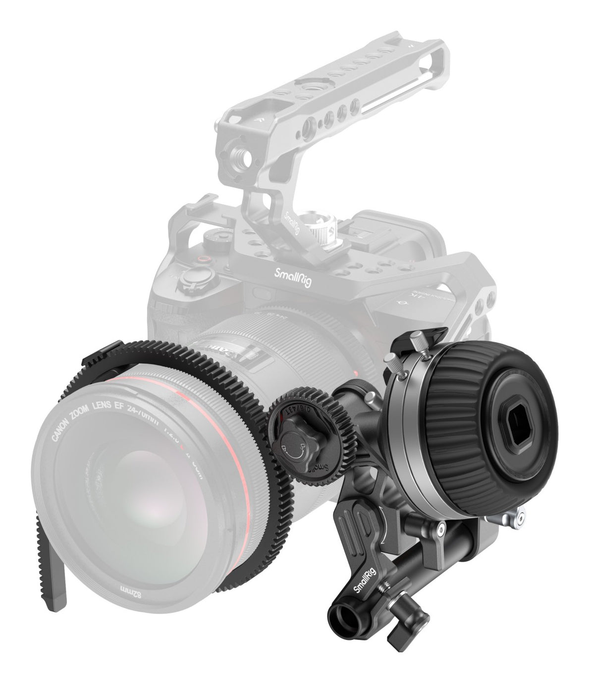 SmallRig Follow Focus F50 – 117 × 80,5 × 62,5 mm, 290 g – Schwarz/Silber