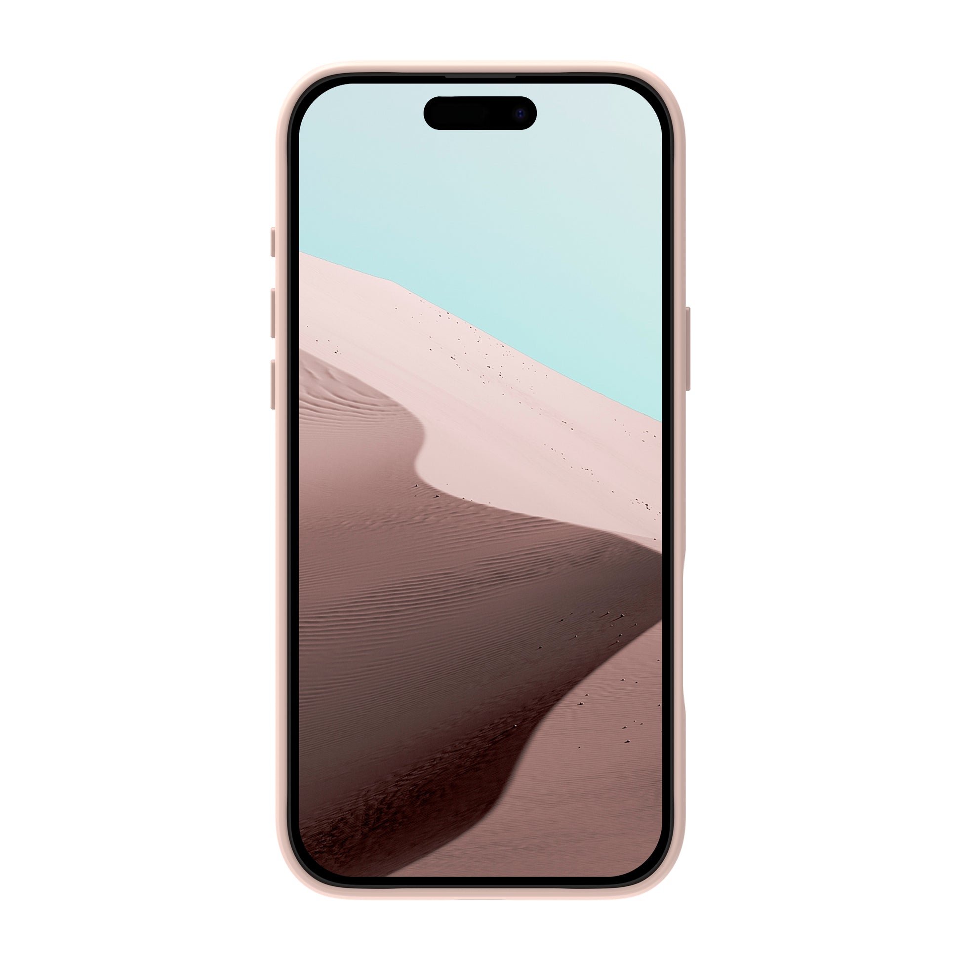 dbramante1928 Roskilde MS ICON Backcover – für Apple iPhone 17 Pro Max, MagSafe, Kunststoff, Pink Sand