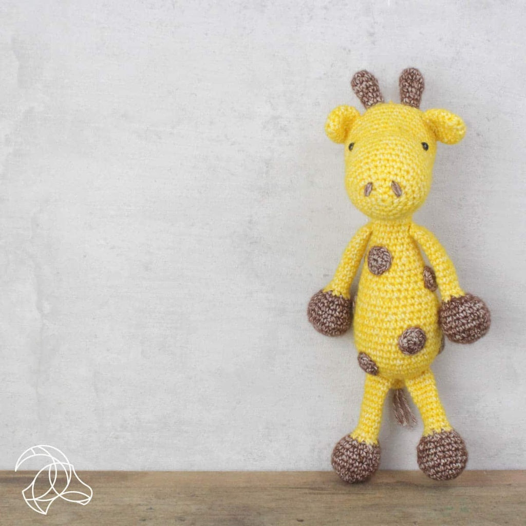 Hardicraft Häkelset Giraffe George – 30 cm×20 cm, Mehrfarbig
