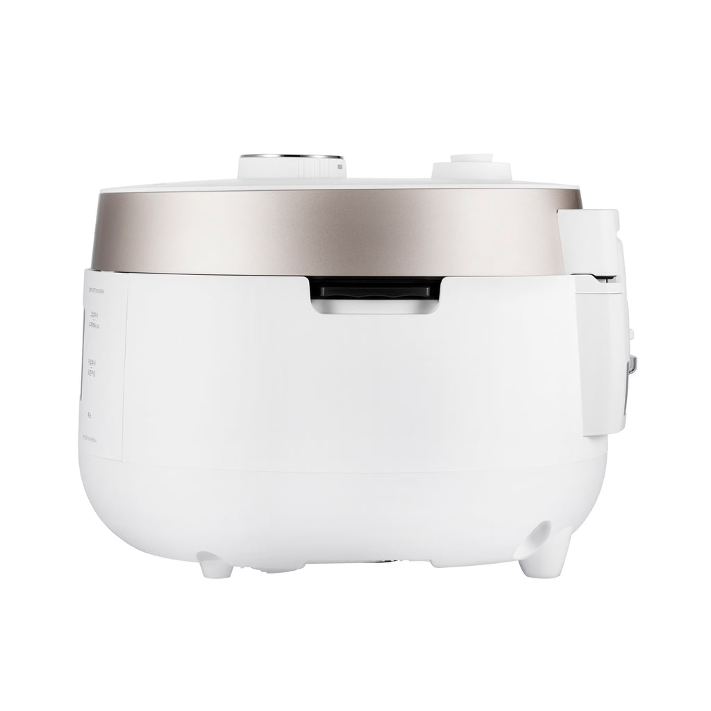 Cuckoo Reiskocher CRP-ST0609F – 1,08 l, 880 W, Warmhaltefunktion – Champagner/Weiss