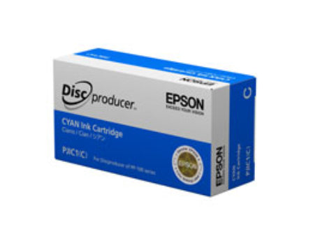 Epson Tintenpatrone PJIC7C (C13S020688), cyan, original – für Discproducer PP-50, PP-100